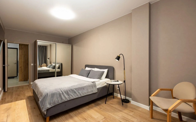 Апартаменты 43 м кв Две кровати