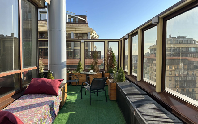 Апартаменты С Террасой и Видом на Центр Петербурга