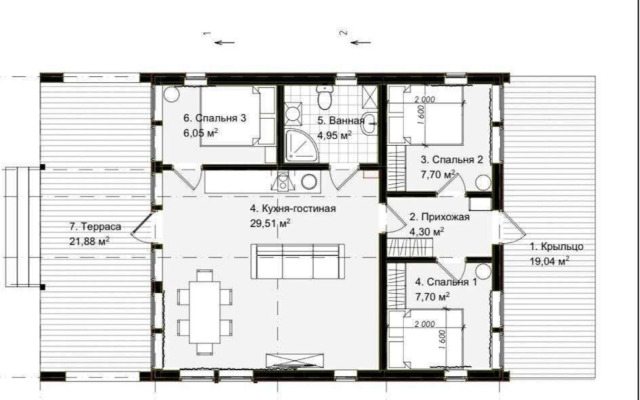 Частный дом Уютный «Мишка»