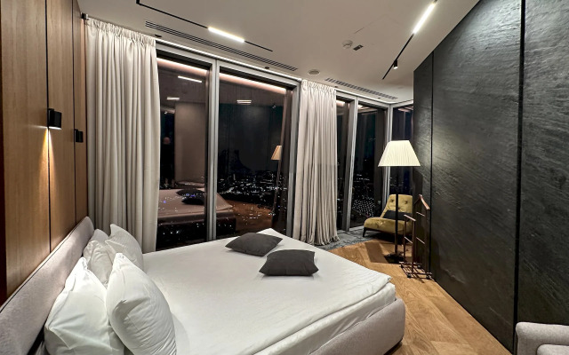 Апартаменты 77 этаж Москва Сити 2х комнатные