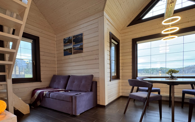 Частный дом 4 с Видом на Озеро Киркколампи и Собственной Сауной