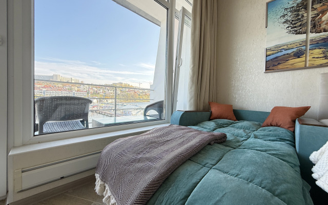 Квартира Студия Фадеева 18-5 КакДома в Севастополе с Кондиционером