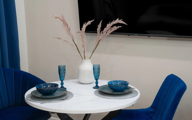 Квартира Студия Люкс в Синих Тонах