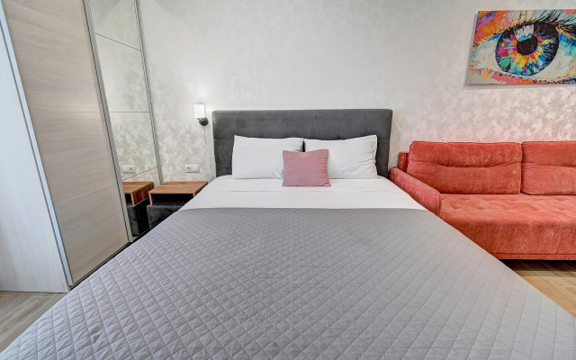 Uyutnye MorskayaSimfonya-2 S Vidom Na More Balkonom Vannoi Basseinom Na Territorii ZhK Apartments