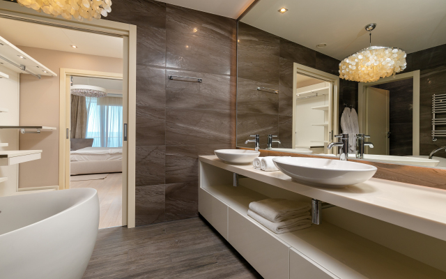 Karat Hyatt s 2 spalnyami i vidom na more Apartments
