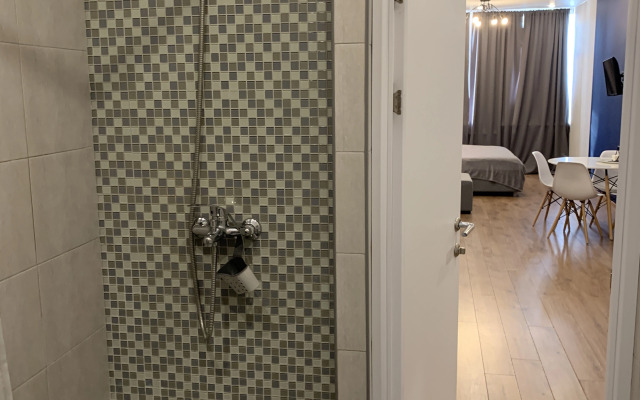 Studiya S Kaminom Nevskij 112 Apartments