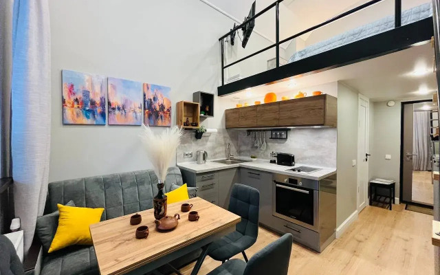 Апартаменты 2-уровневая студия на 4 места для комфортного проживания