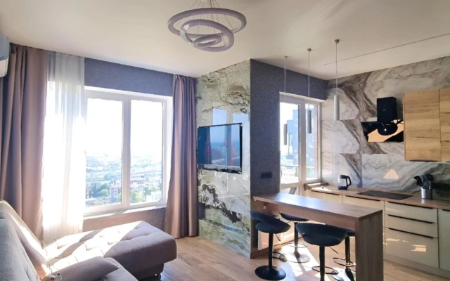 Квартира Двухкомнатная с Потрясающим Видом на Море