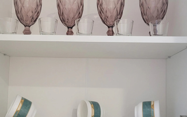 Uyutnaya kvartira s vidom na zasnezhennye gory Flat