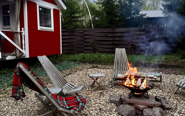 Частный Дом Модульный домик в лесу на Живописной улице