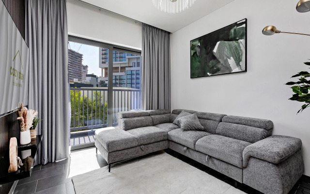 Апартаменты Вдохновляющие 1BR в Sobha Hartland