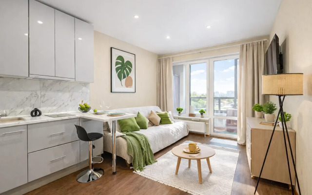 Апартаменты-студия возле метро Стахановская