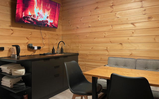 Частный дом просторный барнхаус с панорамными окнами