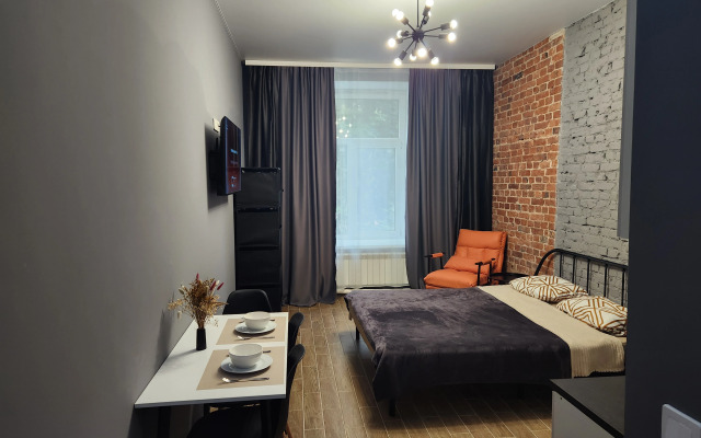 Квартира cтудия в стиле лофт в историческом здании