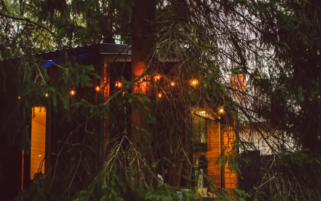 Частный дом Дом у леса с баней и чаном