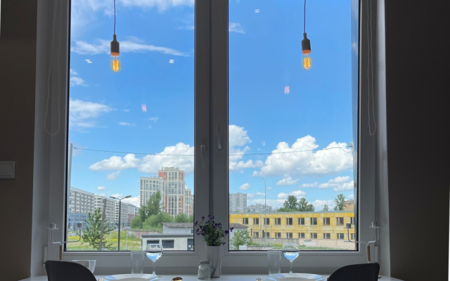 Апартаменты Уютная студия на 2х с видом на город