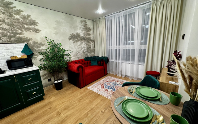 Квартира 1-к., 42 м² Изумрудная