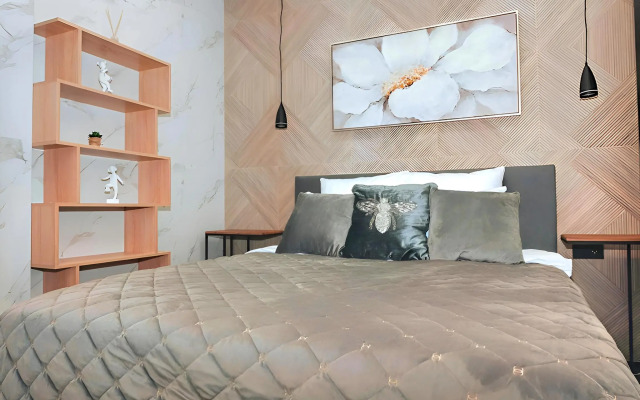 v Centre Sochi 10 Minut do Morya AK Arhitektor s Terrasoj i Dvumya Otdelnymi Spalnyami Lyuks Apartaments