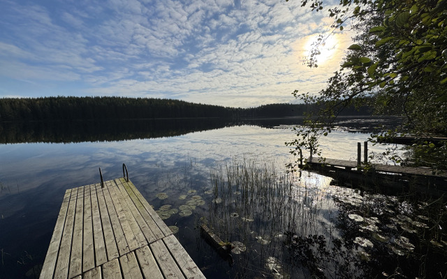 Частный дом Ретро-дача в Карельской деревне