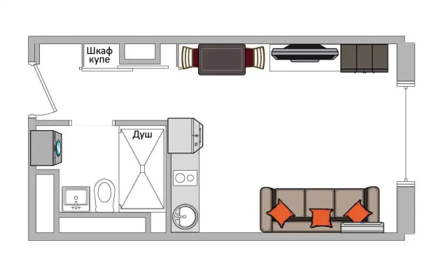 Квартира недалеко от центра Москвы новая уютная