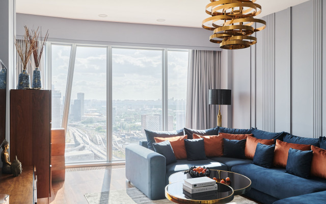 GM Apartments Shikarnaya Dvushka v Moskva Siti v Bashne Oko Flat