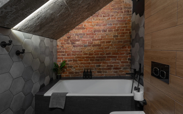 Kvartira Jail Apart prostornye apartamenty 105 m2 v centre Vyborga s dvuma spal'nami