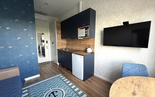 Апартаменты Двухместная студия с кухней Волна