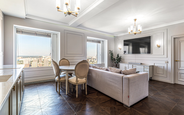 Апартаменты SMART LOFTS | Grace | 46 этаж | Премиум-апартамент с видом на Москву