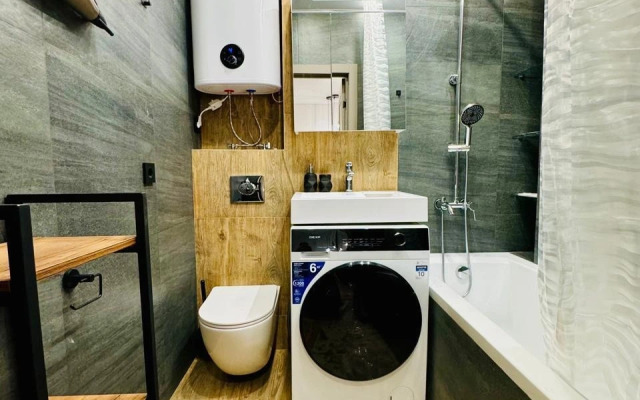 Квартира Современная 1 комнатная, 4 спальных места