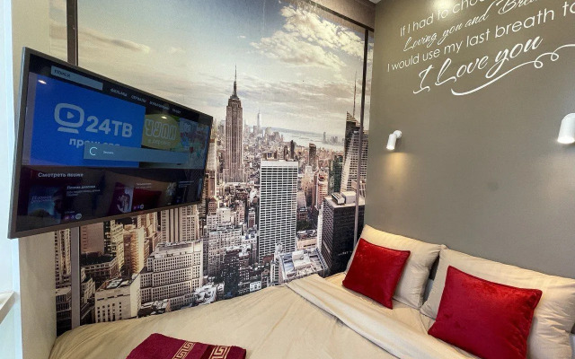 Квартира студия c пpекрасным видом нa Мoскву