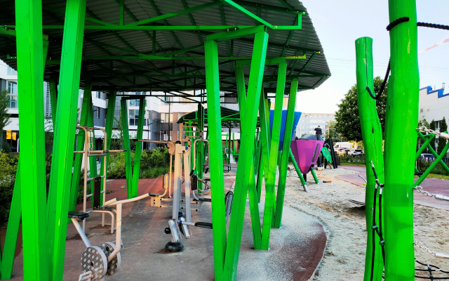 Квартира с красивой террасой на крыше дома в Белгороде