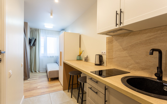 Morent s dizaynerskim remontom v ZHK «Frukty» Apartments
