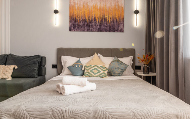 Апартаменты Стильная Квартира в Центре Алматы (114)