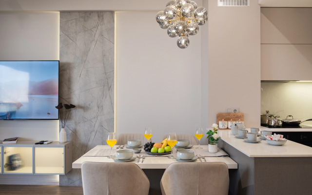 Апартаменты Стильные с шикарным видом на город