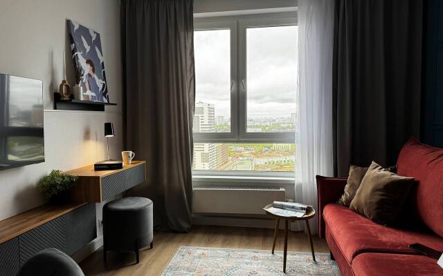 Dizaynerskaya Yevro Dvushka U Metro Bulvar Rokossovskogo Apartments