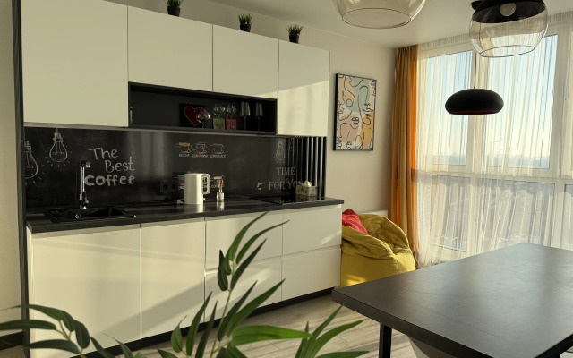 Квартира Студия с Панорамным Видом на Реку