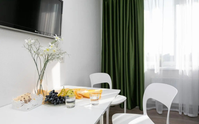 Двухкомнатные апартаменты Этажидейли возле ЖД вокзала