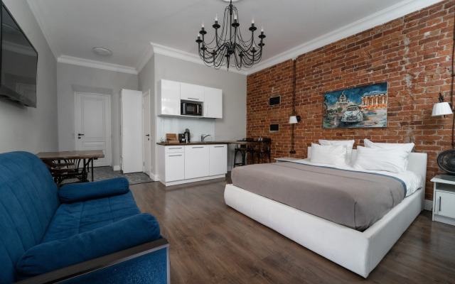 Апартаменты Стильная студия на Фонтанку и цирк Чинизелли