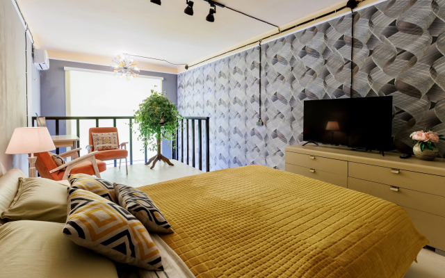 Dvukhurovnevaya S Terrasoy dlya pary Flat