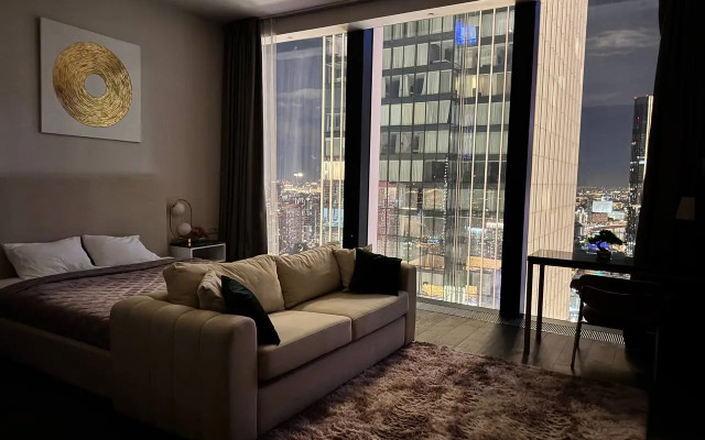 Sky Moscow City s shikarnim vidom na vse bashni Moskva city Apartments