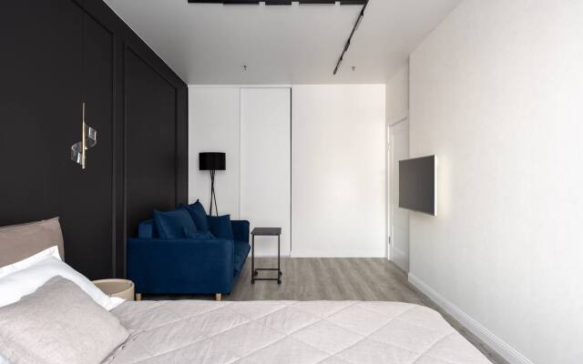 Квартира в синих тонах