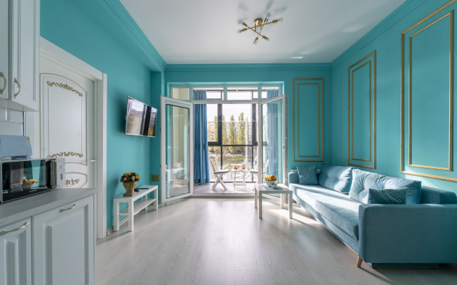 Двухместные апартаменты Luxury с балконом и с красивым видом из окна — фото 4