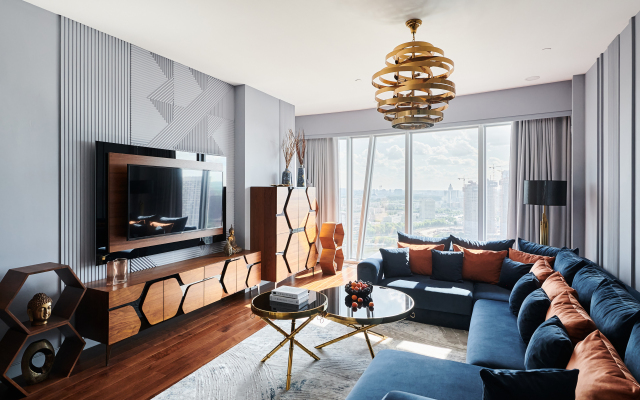 GM Apartments Shikarnaya Dvushka v Moskva Siti v Bashne Oko Flat