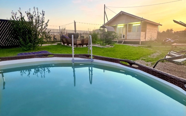 Частный дом с чаном и баней