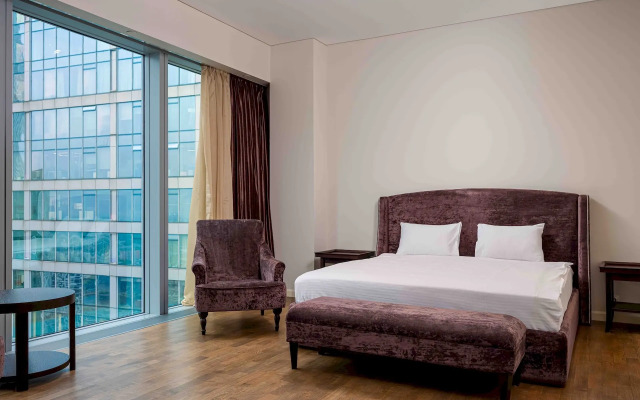 Moskva Siti Global uglovoy vid 54 etazh 3 komnaty Apartments