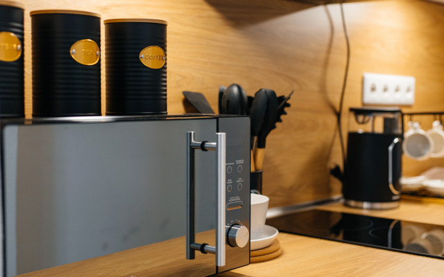 Апартаменты ApartH Deluxe с кухней и видом на Неву