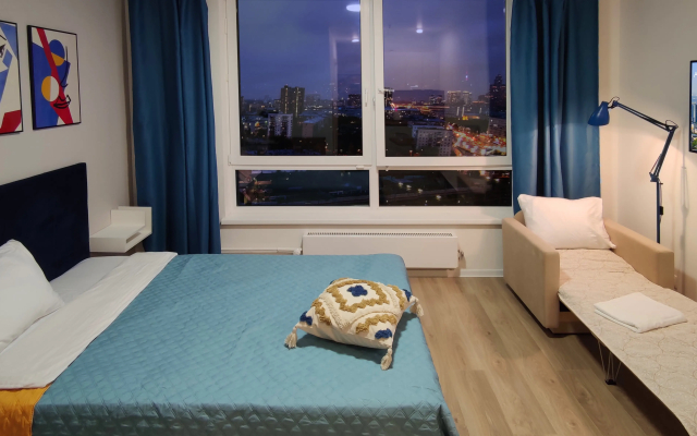 Квартира студия 22 м² 2 кровати