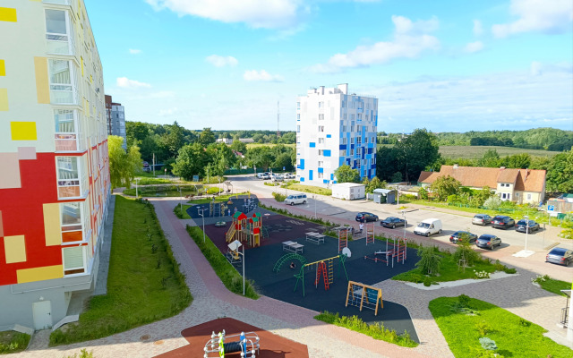 Апартаменты Рыба-Кит в современном комплексе на Яблоневой