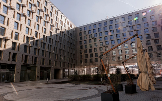 S restoranami i laundzh-zonoy v kholle Apartments