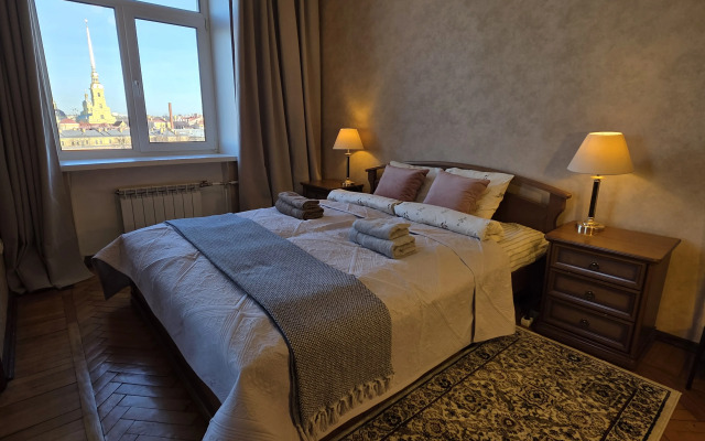 Квартира Вид На Петропавловскую Крепость И Неву 2 Спальни